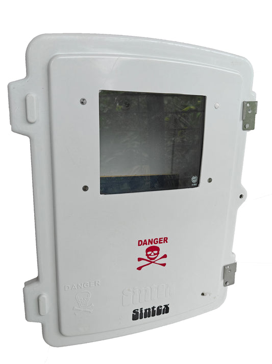 Sintex SMC Meter Box GSMB-3425 – 340x250x150 mm, Shockproof, Weatherproof & Pilferage-Proof Electrical Meter Box