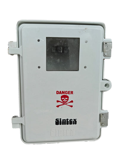 Sintex SMC Meter Box GSMB-3020 – 300x200x105 mm, Shockproof, Weatherproof & Pilferage-Proof Electrical Meter Box