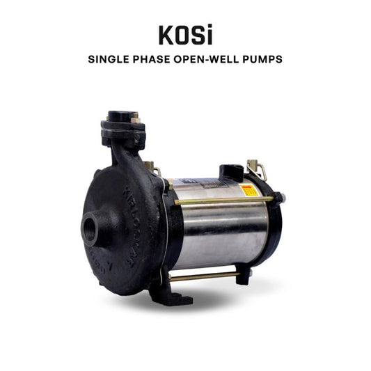 Kirloskar KOSi-123 Open well Submersible Pump | 1 HP, Single Phase, 210V, 50mm x 40mm | with Control Panel – High Efficiency Water Pump